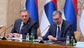 VUČIĆ NA SEDNICI SAVETA ZA SARADNJU SRBIJE I REPUBLIKE SRPSKE: Simbol zajedničkog puta i čvrstog poverenja