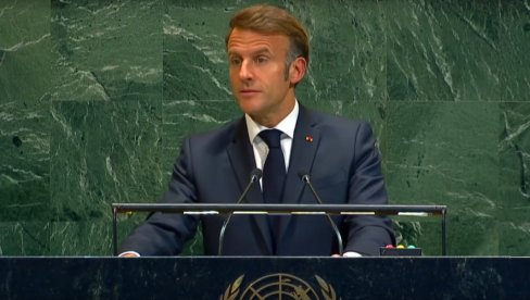 НЕЗАВИСНОСТ КАО УСЛОВ ЗА МИР: Француски председник Емануел Макрон за говорницом УН признао Палестину НЕЗАВИСНОСТ КАО УСЛОВ ЗА МИР: Француски председник Емануел Макрон за говорницом УН признао Палестину