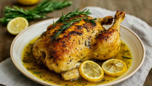 PILETINA SA LIMUNOM I ORIGANOM: Recept za pečeno pile PILETINA SA LIMUNOM I ORIGANOM: Recept za pečeno pile