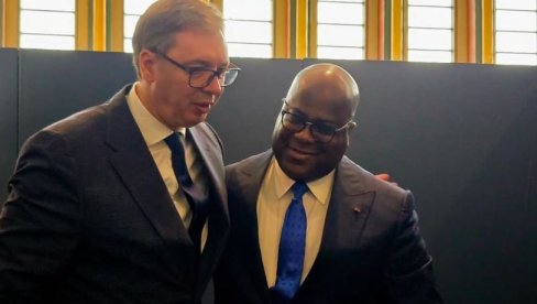 SRBIJA I KONGO DELE BOGATU TRADICIJU SARADNJE JOŠ OD VREMENA POKRETA NESVRSTANIH Vučić se u NJujorku sastao sa predsednikom Konga SRBIJA I KONGO DELE BOGATU TRADICIJU SARADNJE JOŠ OD VREMENA POKRETA NESVRSTANIH Vučić se u NJujorku sastao sa predsednikom Konga
