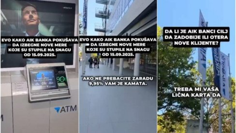 AIK BANKA PREDNJAČI U BAHAĆENJU: Procurio snimak - nastavljaju sa otimanjem od građana (VIDEO) AIK BANKA PREDNJAČI U BAHAĆENJU: Procurio snimak - nastavljaju sa otimanjem od građana (VIDEO)