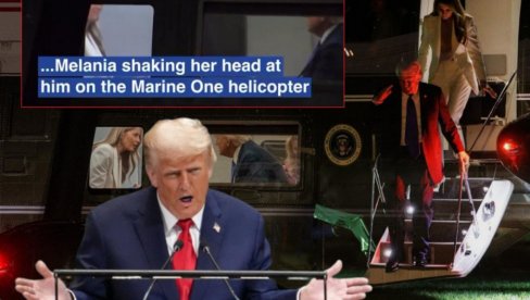 NAPETO - ŽUČNA SVAĐA TRAMPOVIH: Donald preti prstom Melaniji, njena reakcija - HIT (VIDEO) NAPETO - ŽUČNA SVAĐA TRAMPOVIH: Donald preti prstom Melaniji, njena reakcija - HIT (VIDEO)