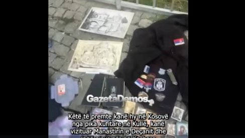 OTAC I SIN UHAPŠENI NA KOSOVU I METOHIJI: Krenuli iz manastira, a Albancima su zasmetale zastavice Srbije i grb jednog kluba OTAC I SIN UHAPŠENI NA KOSOVU I METOHIJI: Krenuli iz manastira, a Albancima su zasmetale zastavice Srbije i grb jednog kluba