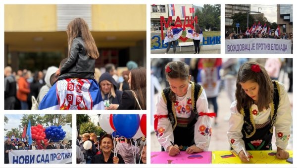 МИРНА ШЕТЊА У ВИШЕ ОД 200 МЕСТА: Скупови Грађани против блокада широм Србије (ФОТО/ВИДЕО)