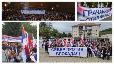 ЈАСНА ПОРУКА СРБА СА КИМ: Север, Грачаница, Штрпце, Косовско Поморавље против блокада! (ФОТО/ВИДЕО)