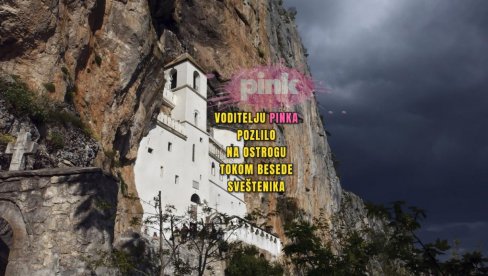 VODITELJ PINKA SE SRUŠIO NA OSTROGU: Pozlilo mu dok je sveštenik besedio