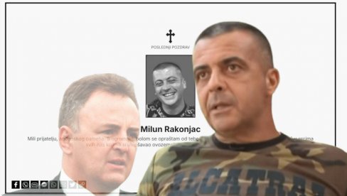 UMRO I SIN ARKANOVOG TELOHRANITELJA Porodica Rakonjac se oprostila: Čekaj nas, bićemo ponovo zajedno