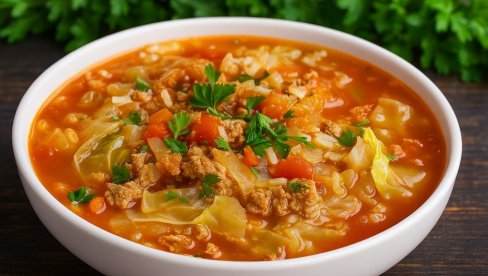 КУПУС ЧОРБА СА МЛЕВЕНИМ МЕСОМ И ПИРИНЧЕМ: Једноставно и заситно јело