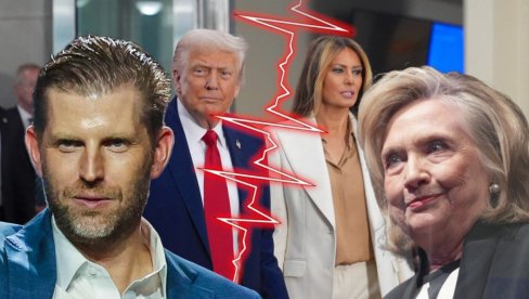 ТО ЈЕ ПЛАЋАЛА ХИЛАРИ КЛИНТОН! Трампов син открива: Непријатељи покушали да растуре Доналдов и Меланијин брак ТО ЈЕ ПЛАЋАЛА ХИЛАРИ КЛИНТОН! Трампов син открива: Непријатељи покушали да растуре Доналдов и Меланијин брак