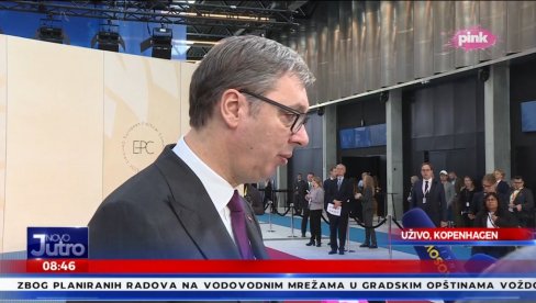 VUČIĆ IZ KOPENHAGENA: Biće danas važnih sastanaka (VIDEO)