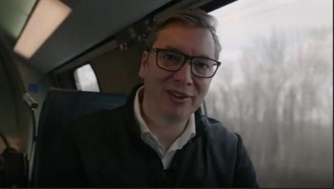 VUČIĆ U VOZU ZA SUBOTICU: Otvara se poslednja deonica brze pruge od Beograda do mađarske granice (VIDEO)