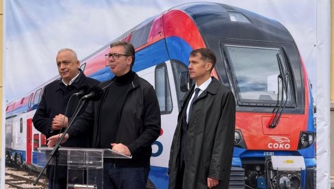 ЗАЈЕДНО СТВАРАМО ИСТОРИЈУ Вучић брзим возом стигао у Суботицу - пуштена у рад деоница од Новог Сада до мађарске границе (ВИДЕО)