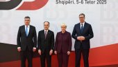ВУЧИЋ СЕ ОГЛАСИО ИЗ АЛБАНИЈЕ: Иако нас чекају бројни изазови, Србија остаје посвећена да проширење ЕУ остане једанд од приоритета