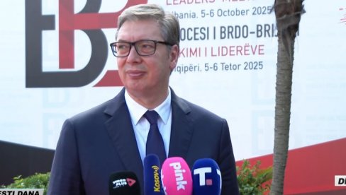 ВУЧИЋ ИЗ ДРАЧА: Овде нема држава, већ се иде са именима, што је добро наслеђе овог процеса (ВИДЕО)