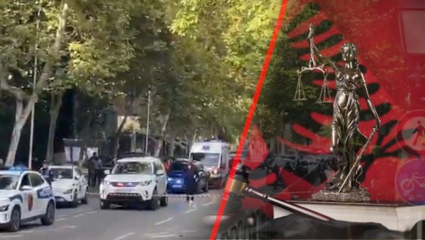 УШАО У СУДНИЦУ, ПА ИЗРЕШЕТАО ПОЗНАТОГ СУДИЈУ: Ужас у Тирани, јаке полицијске снаге на лицу места УШАО У СУДНИЦУ, ПА ИЗРЕШЕТАО ПОЗНАТОГ СУДИЈУ: Ужас у Тирани, јаке полицијске снаге на лицу места