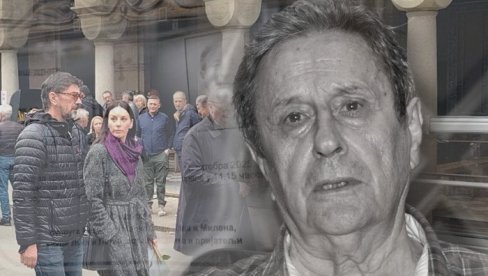 SLOBODA I VOJIN STIGLI NA NOVO GROBLJE: Došli da isprate svog velikog prijatelja na večni počinak (FOTO)
