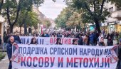 ОДРЖАНИ СКУПОВИ У ЗНАК ПОДРШКЕ СРБИМА НА КИМ: Грађани који се противе блокадама окупили су се данас у више од 200 места