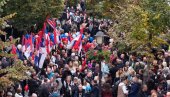 ЗЕМУН ПРОТИВ БЛОКАДА: Подршка Србима са Косова и Метохије (ВИДЕО)