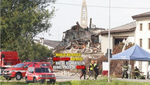 STRAŠNO: Došli izvršitelji, Marija digla kuću u vazduh - 3 policajca mrtva, 13 povređenih! Sve sravljeno sa zemljom (FOTO)