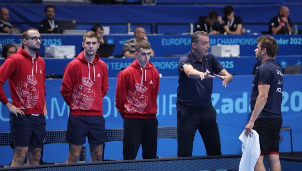 ОВЕРЕНЕ ВИЗЕ ЗА СВЕТСКУ СМОТРУ ДОГОДИНЕ У ЛОНДОНУ : Наша стонотениска репрезентација испунила циљ на Екипном првенству Европе у Задру