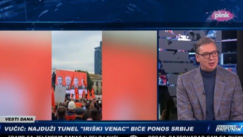 VUČIĆ O SRAMNOJ PODRŠCI ALBANACA TERORISTIMA OVK KOJI SU U HAGU Da smo mi organizovali tako nešto odmah bi rekli da smo zločinci i zlikovci VUČIĆ O SRAMNOJ PODRŠCI ALBANACA TERORISTIMA OVK KOJI SU U HAGU Da smo mi organizovali tako nešto odmah bi rekli da smo zločinci i zlikovci