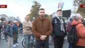 SIN NENADA ČANKA PREDVODI BLOKADERE U NOVOM SADU: Zalaže se za otcepljenje Vojvodine, deli mape bez severa i juga zemlje (VIDEO)