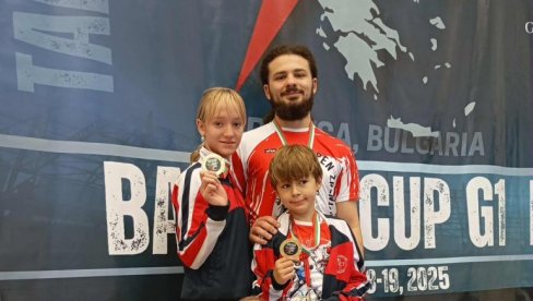 TRI ZLATA U BUGARSKOJ: Uspeh tekvondo majstora Zrenjanina na Balkanskom šampionatu