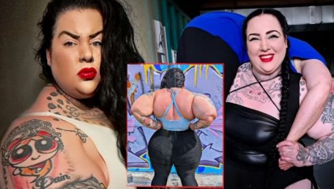 ZOVU JE ŽENSKI HULK: Ima veće bicepse od Švarcenegera u najboljim danima, u teretani podiže odrasle muškarce i gura 200 kilograma (FOTO)