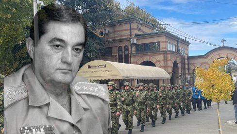 POSLEDNJI POZDRAV GENERALU: Vojska, porodica i poštovaoci ispraćaju Nebojšu Pavkovića