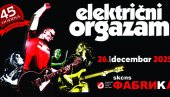 „45 GODINA ORGAZMA“ U „FABRICI“: Kultni rok bend završava rođendansku turneju u Novom Sadu