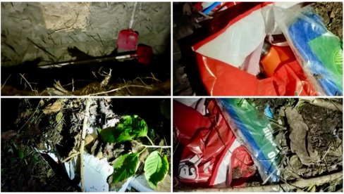KOPALI RAKU ZA ŽRTVU: Drama u Srbiji - policija ih našla sa  24 litra sone kiseline i 50 kilograma kreča, uhapšena dvojica (FOTO)