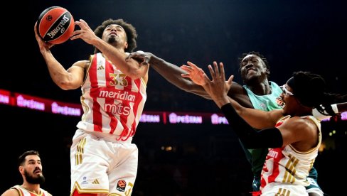 VELIKA POBEDA ZVEZDE U EVROLIGI: Crveno-beli u ludoj utakmici srušili Baskoniju i nastavili borbu za plej-of