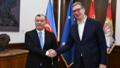 ODNOSI SRBIJE I AZERBEJDŽANA NA VEOMA VISOKOM NIVOU Vučić sa Babajevim: Uskoro očekujemo i posetu Alijeva Beogradu