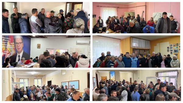 ОГРОМНА ПОДРШКА ГРАЂАНА: Редови за потписивање за листу Александра Вучића у Сечњу (ФОТО) ОГРОМНА ПОДРШКА ГРАЂАНА: Редови за потписивање за листу Александра Вучића у Сечњу (ФОТО)