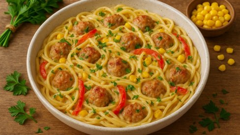 KREMASTA PASTA SA KOBASICOM I POVRĆEM: Savršeno za brzu večeru za celu porodicu KREMASTA PASTA SA KOBASICOM I POVRĆEM: Savršeno za brzu večeru za celu porodicu
