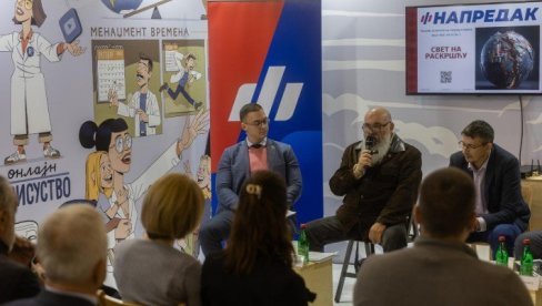 Fondacija „Za srpski narod i državu“ predstavila novi broj časopisa „Napredak“ na Međunarodnom sajmu knjiga 2025. Fondacija „Za srpski narod i državu“ predstavila novi broj časopisa „Napredak“ na Međunarodnom sajmu knjiga 2025.