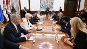 VUČIĆ SA PREDSTAVNICIMA MISIJE MMF-A: Cilj očuvanje stabilnosti i dalji ekonomski rast VUČIĆ SA PREDSTAVNICIMA MISIJE MMF-A: Cilj očuvanje stabilnosti i dalji ekonomski rast