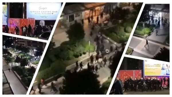 ДРАМАТИЧНЕ СЦЕНЕ У ПОДГОРИЦИ: Групе маскираних младића изашле на улице, све време узвикују Турци напоље (ВИДЕО)