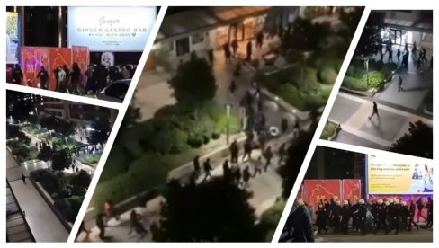 DRAMATIČNE SCENE U PODGORICI: Grupe maskiranih mladića izašle na ulice, sve vreme uzvikuju Turci napolje (VIDEO) DRAMATIČNE SCENE U PODGORICI: Grupe maskiranih mladića izašle na ulice, sve vreme uzvikuju Turci napolje (VIDEO)