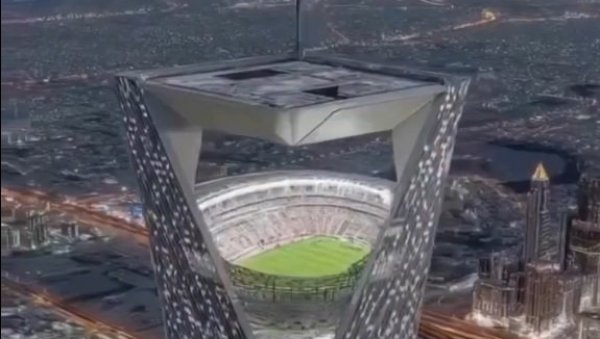 ЧУДО КАКВОГ НИКАД НИЈЕ БИЛО! Мундијал ће се играти на стадиону на врху зграде од 350 метара?! (ВИДЕО)
