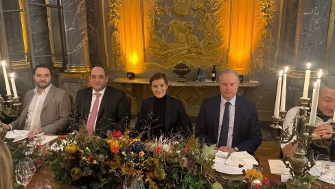 VELIKI PRIJATELJ SRBIJE: Brnabić posetu Parizu počela radnom večerom sa Kerkentzesom i Trokazom