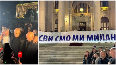 SVI SMO MI MILAN: Veličanstven doček za heroja kog je upucao blokader u Ćacilendu (VIDEO) SVI SMO MI MILAN: Veličanstven doček za heroja kog je upucao blokader u Ćacilendu (VIDEO)