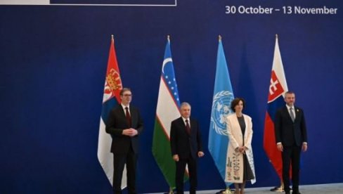 VUČIĆ NA OTVARANJU GENERALNE KONFERENCIJE UNESKO-A: Ponosni smo na bogatstvo naše zemlje kulturnim, istorijskim i prirodnim nasleđem VUČIĆ NA OTVARANJU GENERALNE KONFERENCIJE UNESKO-A: Ponosni smo na bogatstvo naše zemlje kulturnim, istorijskim i prirodnim nasleđem