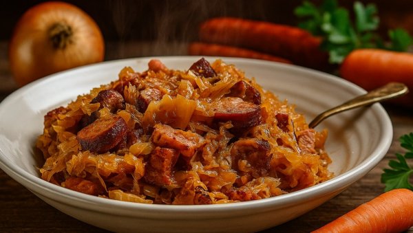 БИГОС: Пољски купус у сосу од меса и зачина БИГОС: Пољски купус у сосу од меса и зачина