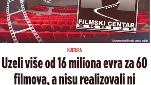 GLUMCI ZNAJU DA UZMU PARE OD DRŽAVE PA DA JE BLOKIRAJU GLUMCI ZNAJU DA UZMU PARE OD DRŽAVE PA DA JE BLOKIRAJU