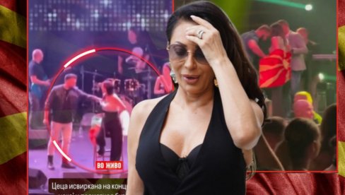 CECO, ŠTA UČINI? Ražnatovićeva izviždana na koncertu, oterana sa bine - sve zbog ZASTAVE! (VIDEO)