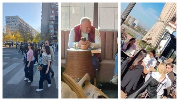 ПРОТЕСТ БЛОКАДЕРА У НОВОМ САДУ: Миливојевић једе бурек, насилник Бјелогрлић се сунча на тврђави, српске заставе им казна ПРОТЕСТ БЛОКАДЕРА У НОВОМ САДУ: Миливојевић једе бурек, насилник Бјелогрлић се сунча на тврђави, српске заставе им казна