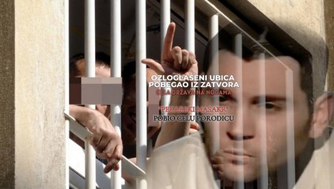 PEKARSKI MASAKR - POBIO PORODICU: Ubica preskočio zid zatvora i nestao bez traga - odležao 25 od 30 godina robije PEKARSKI MASAKR - POBIO PORODICU: Ubica preskočio zid zatvora i nestao bez traga - odležao 25 od 30 godina robije