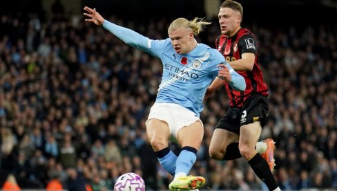 HALAND JE NEZAUSTAVLJIV: Mančester siti pobedio Bornmut i izbio na drugo mesto Premijer lige