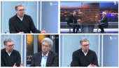 VUČIĆ U ĆIRILICI NA TV PRVA: Imam pitanje za ljude iz američke ambasade, što držite neka lica na kontaktu?